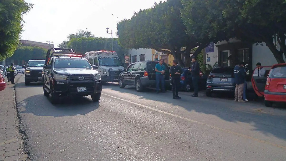 SJR POLI OCURRIO EN LA AVENIDA JUAREZ